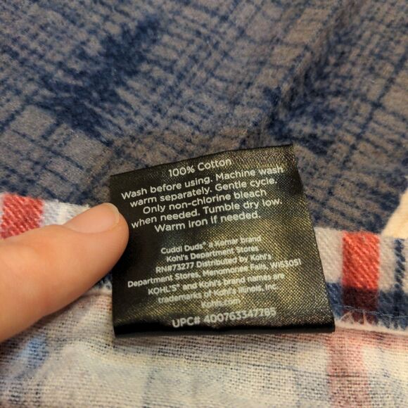 Cuddle Duds Flat Sheet Multicolor Queen Size Multicolor Cotton - Picture 5 of 5